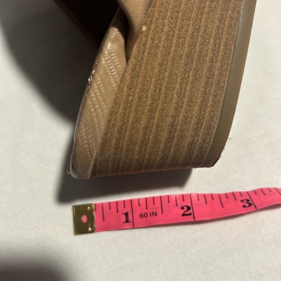 Universal Thread Tan Tara Mule Women's Size 7 Pointed Toe Chunky 2" Heel - Picture 7 of 7